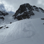 12 Couloir de descente sur le lac d'Ambin