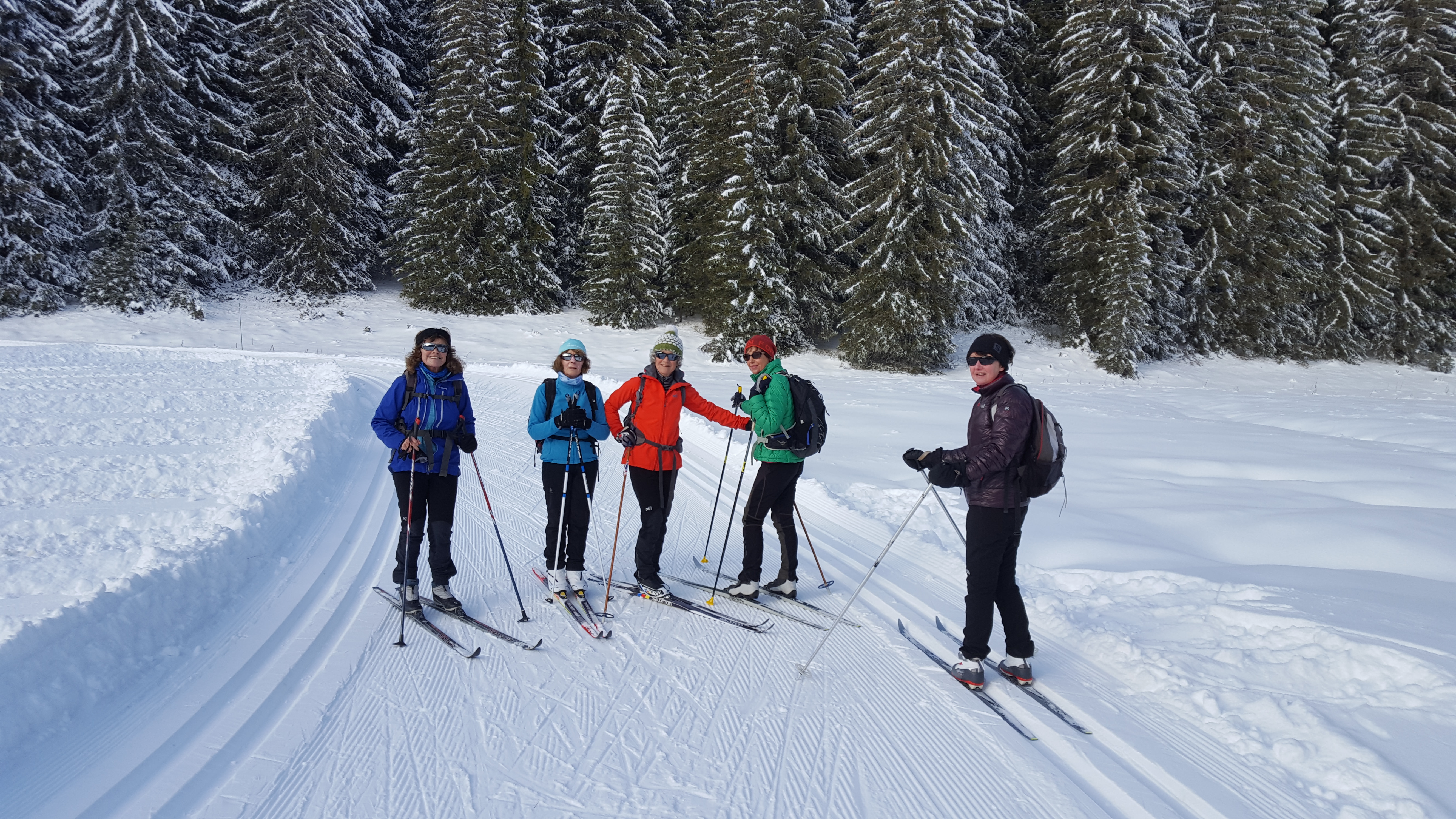 ski de fond le plateau de Beauregard Club Alpin Français de Meythet ski de fond le plateau de Beauregard Club Alpin Français de Meythet
