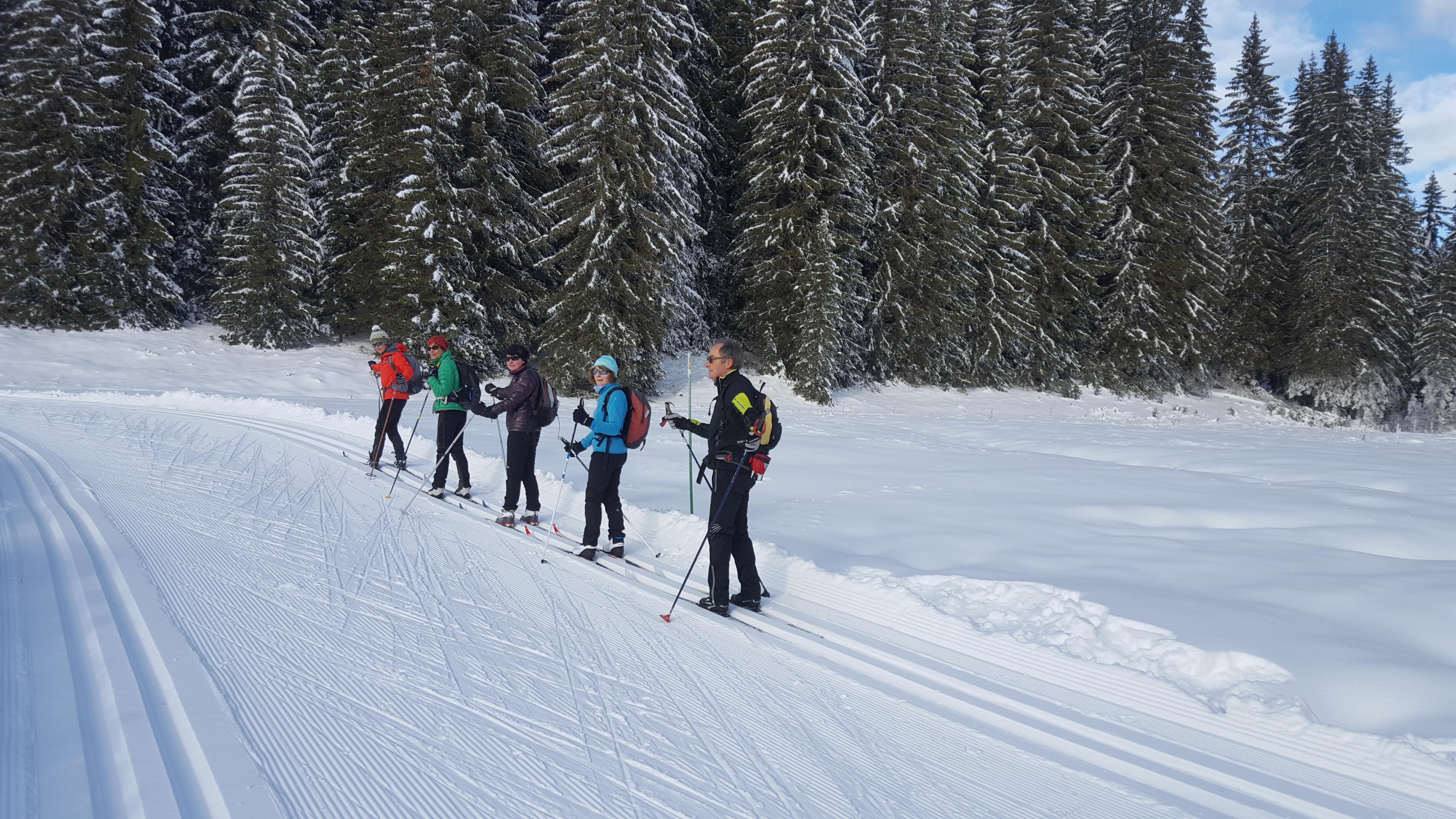 ski de fond le plateau de Beauregard Club Alpin Français de Meythet ski de fond le plateau de Beauregard Club Alpin Français de Meythet