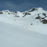 13 Descente avec Bellecôte en arrière plan